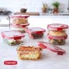 Pojemnik na żywność szklany Smart Cook 1,2L okrągły  